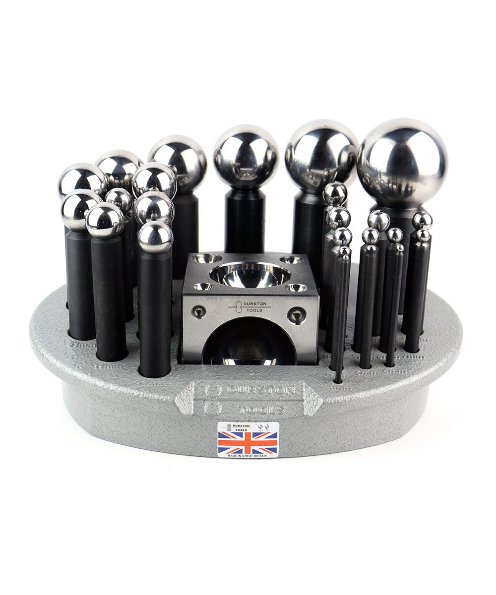 Durston 24 Piece Doming Set Including Block And Carry Case