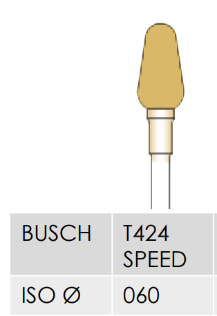 BUSCH Speed Carbide Fig. T424SPEED 060