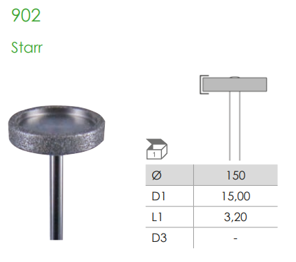 BUSCH Fig.902/150 Diamond Discs 1's