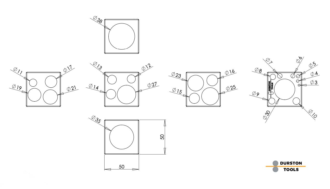 Durston Doming Block (50mm)