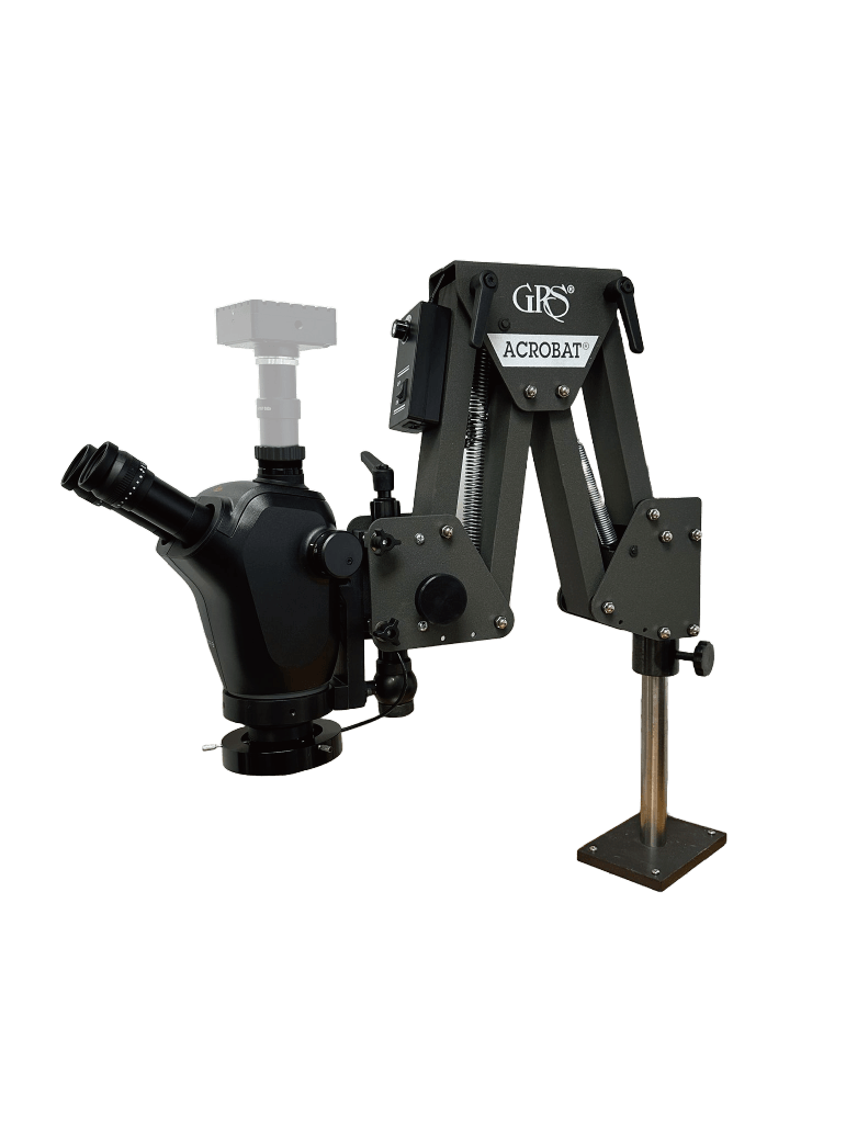 Leica® Ivesta 3 (C-Mount) Microscope + GRS Acrobat® Stand Package with 0.63x Objective Lens LED Ring Light - Wing Wo Hong Industrial Products Ltd.