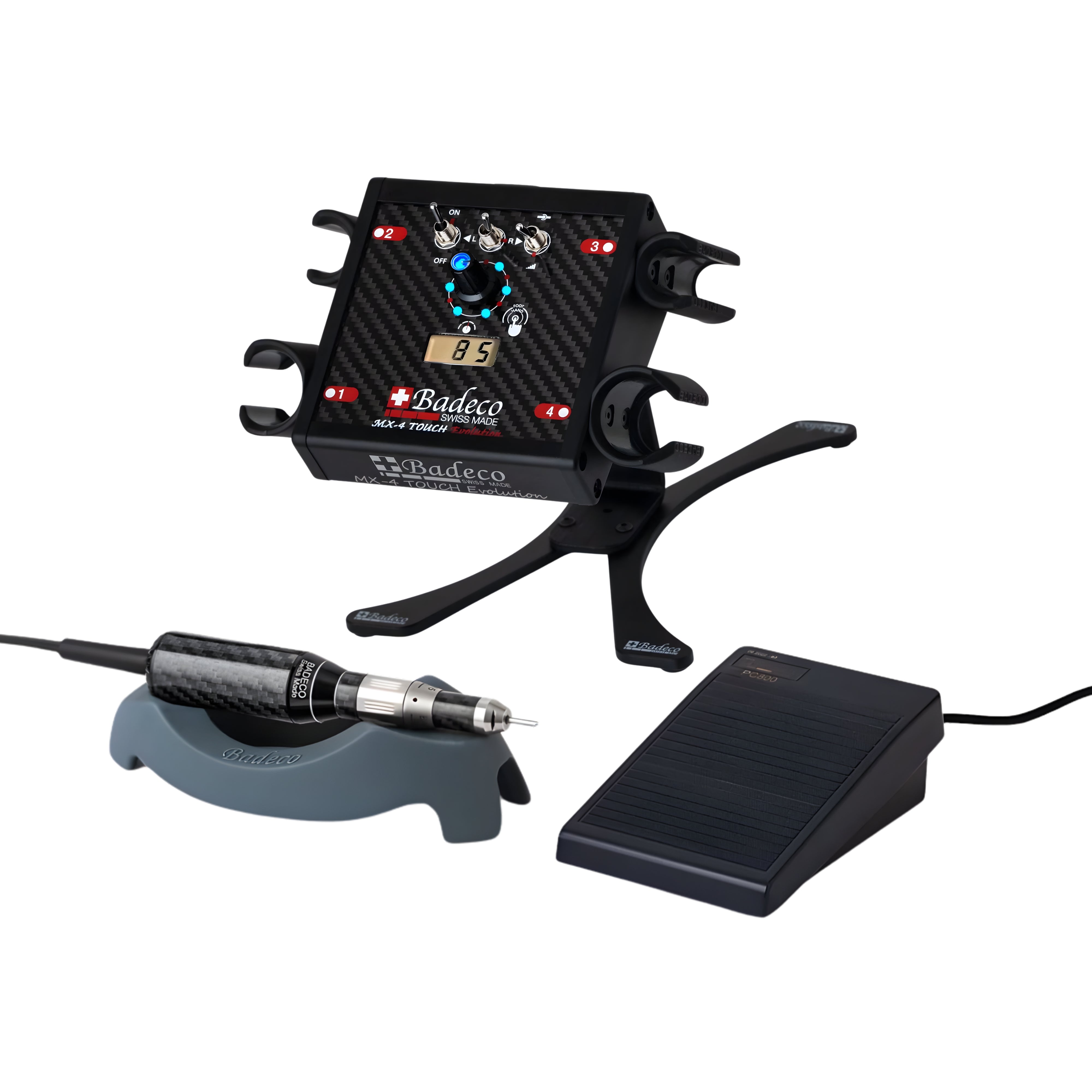 Badeco MX-4 Touch Evolution Micromotor set with HP 465 handpiece