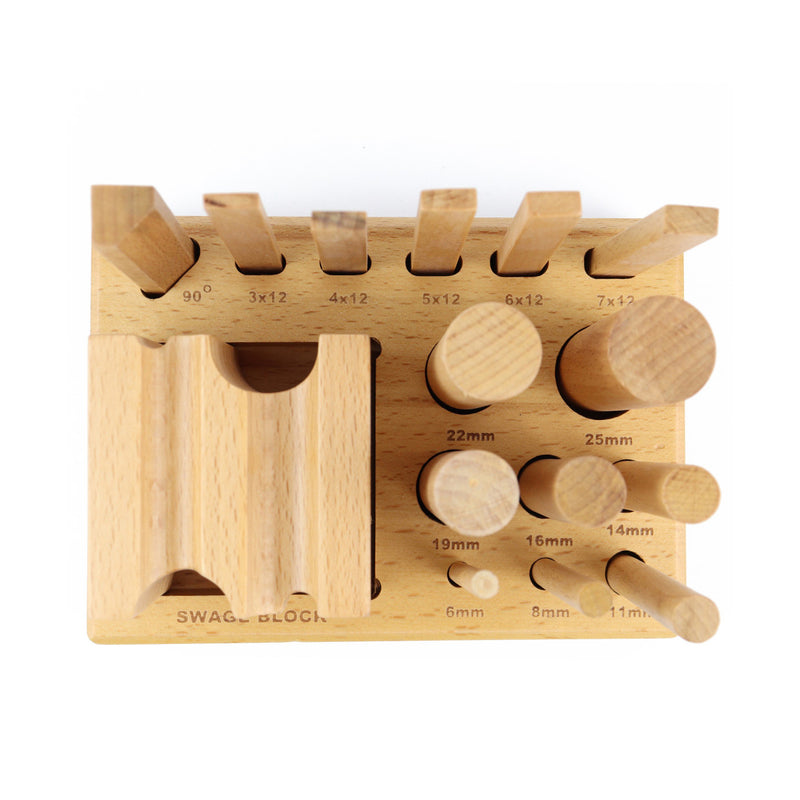 Durston Wooden Swage Forming Set 14pc