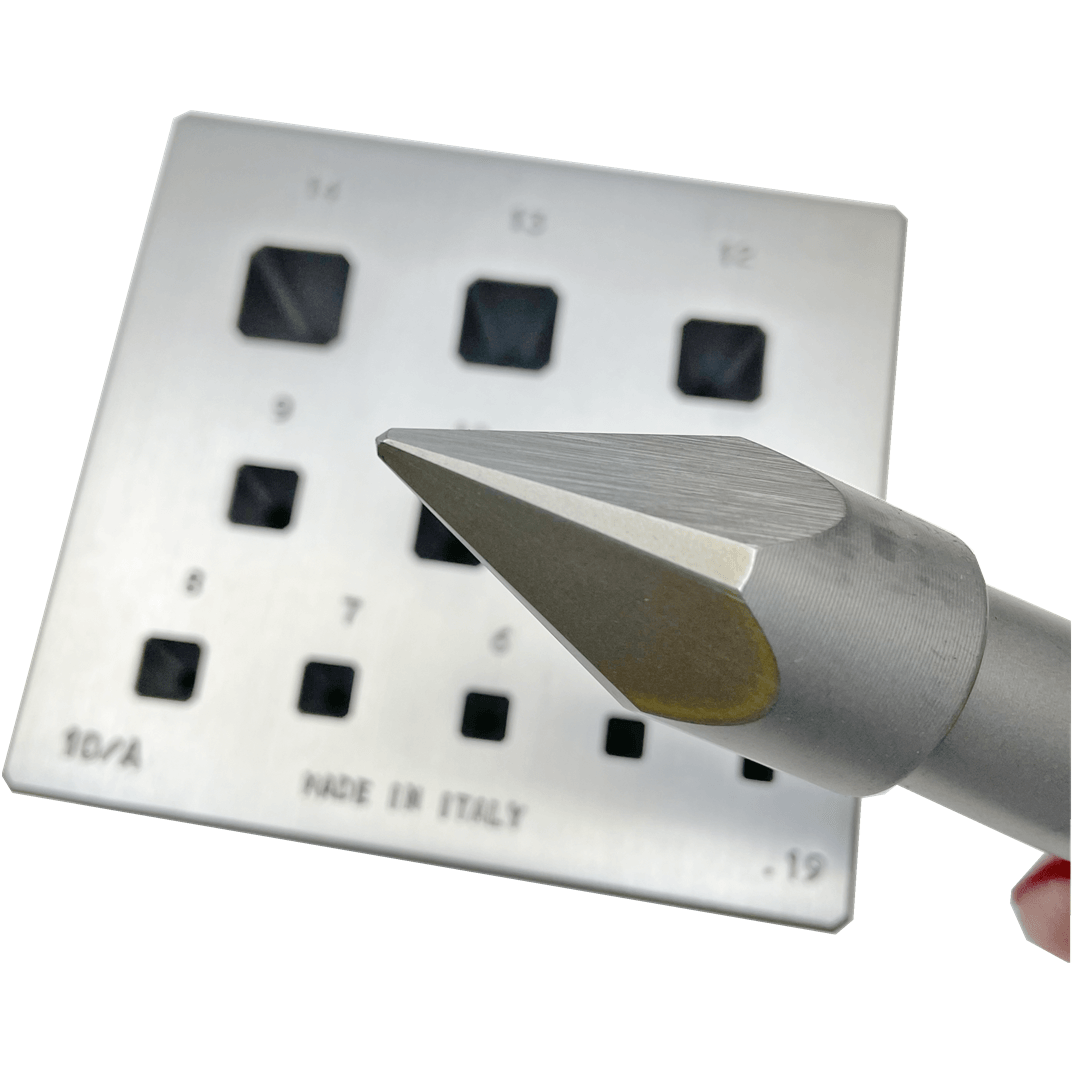 Bezel Forming Block 10/A, Square(Cut Corners), 4-14mm ,17°, 11holes - Wing Wo Hong Industrial Products Ltd.