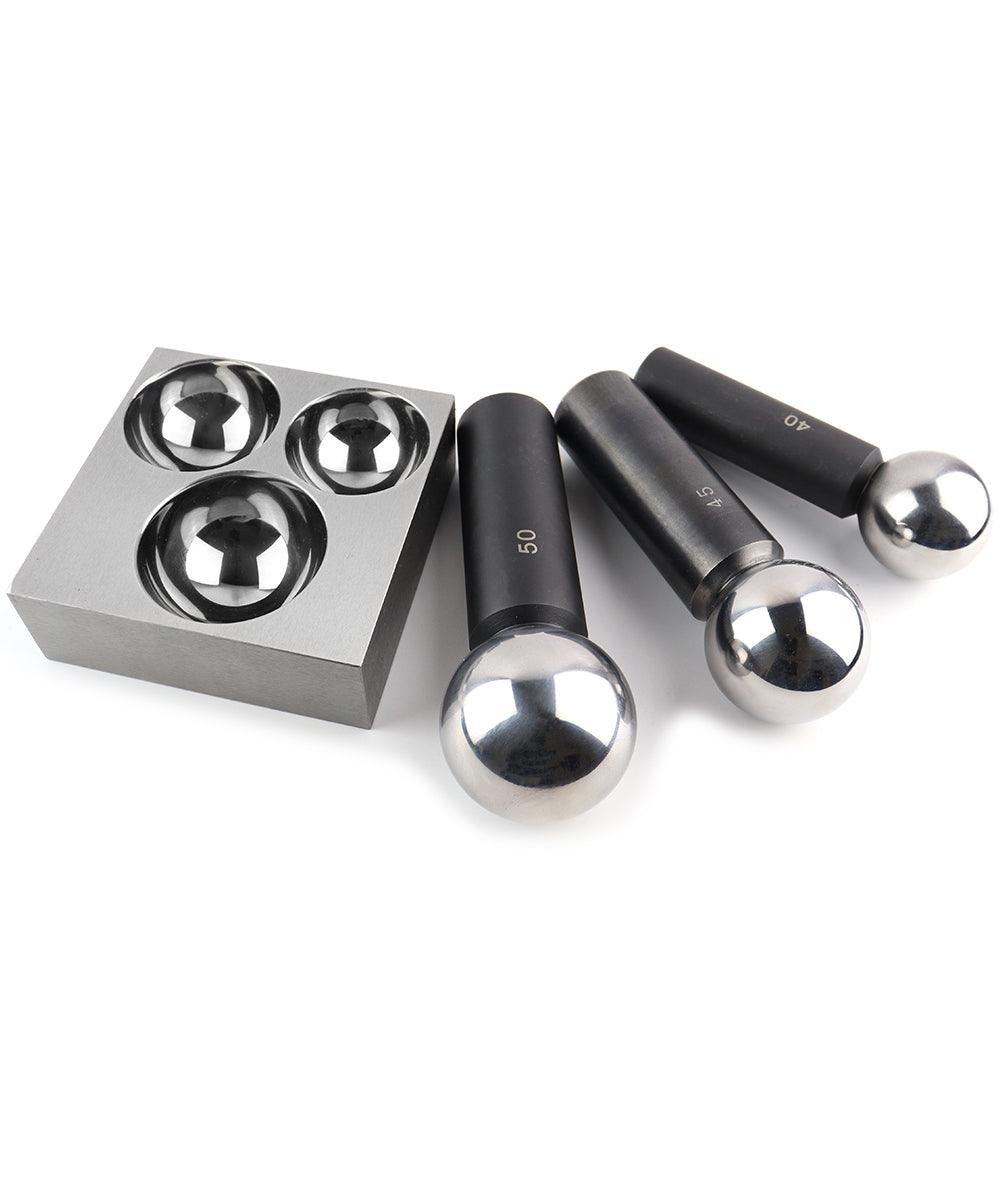 Durston 3 Hole Flat Dapping Block With 3 Punches - Wing Wo Hong Industrial Products Ltd.