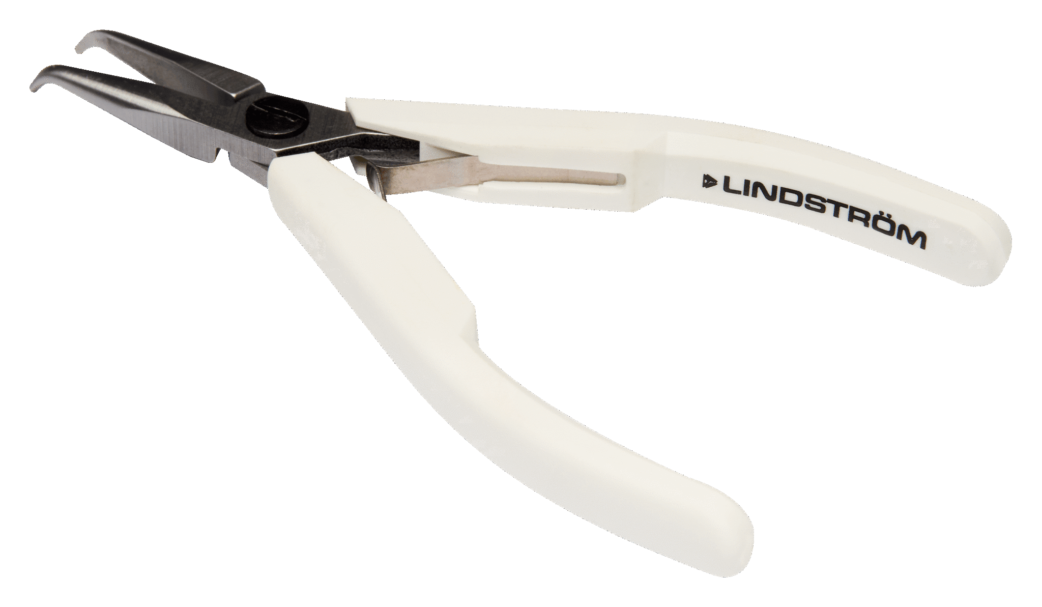 LINDSTROM 60° Bent Tip Snipe Nose Pliers with Synthetic Handle, 7892 - Wing Wo Hong Industrial Products Ltd.