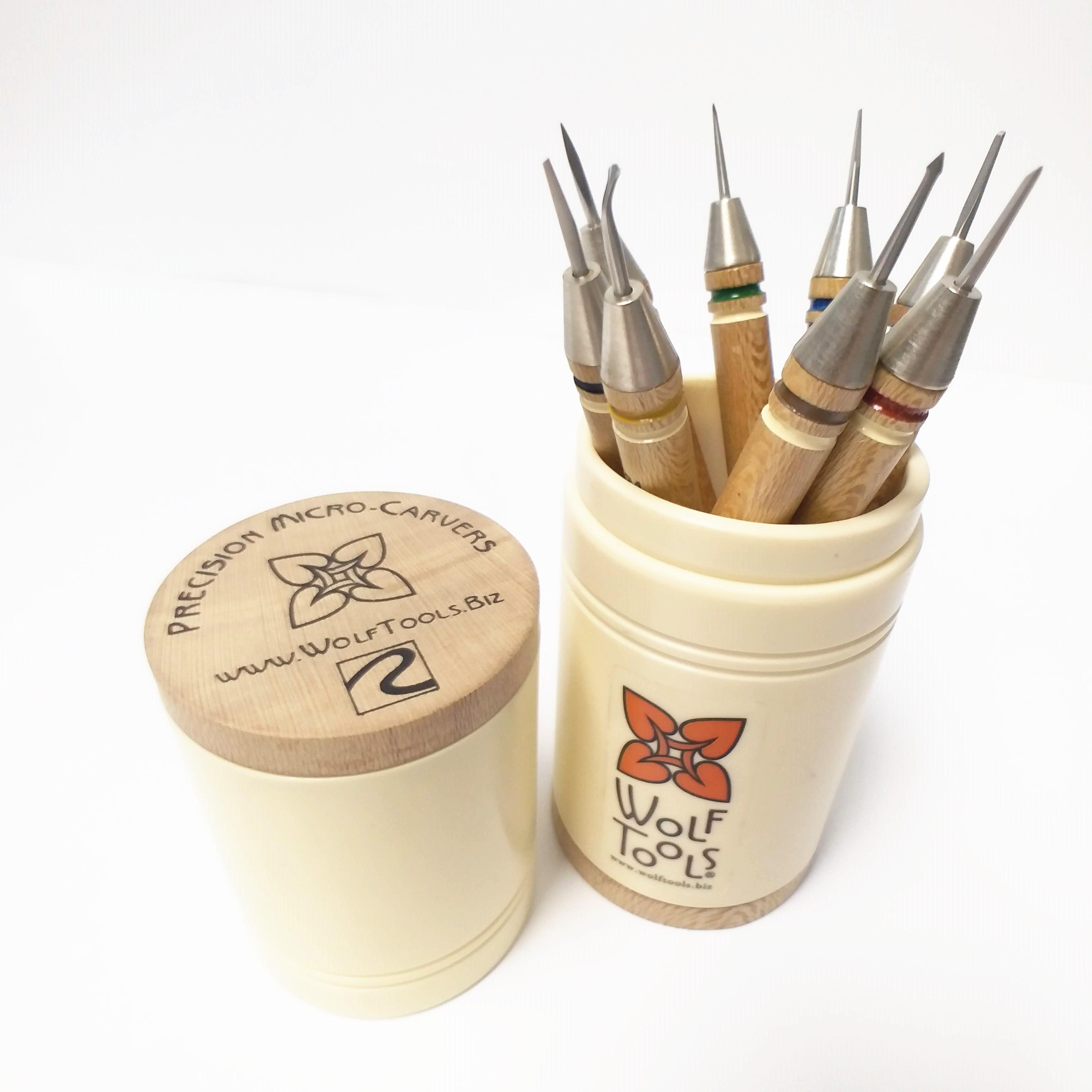 WOLF TOOL'S Micro Carvers, set of 8 - Wing Wo Hong Industrial Products Ltd.