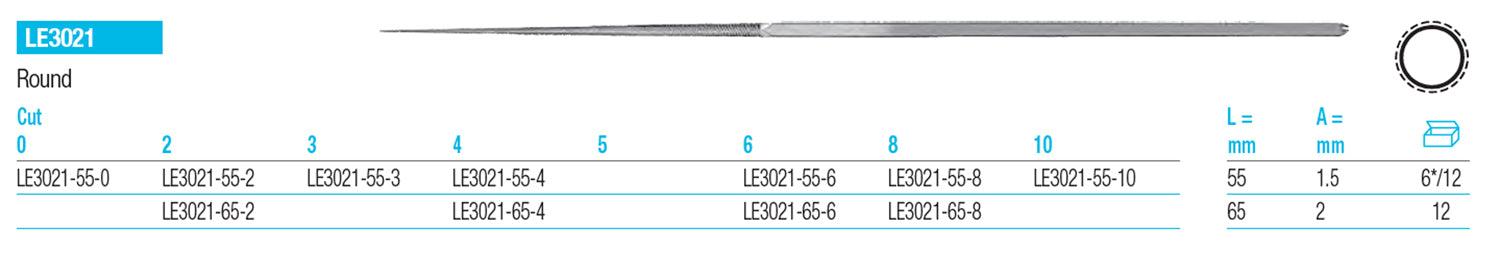 GLARDON VALLORBE Round Files LE3021 - Wing Wo Hong Industrial Products Ltd.