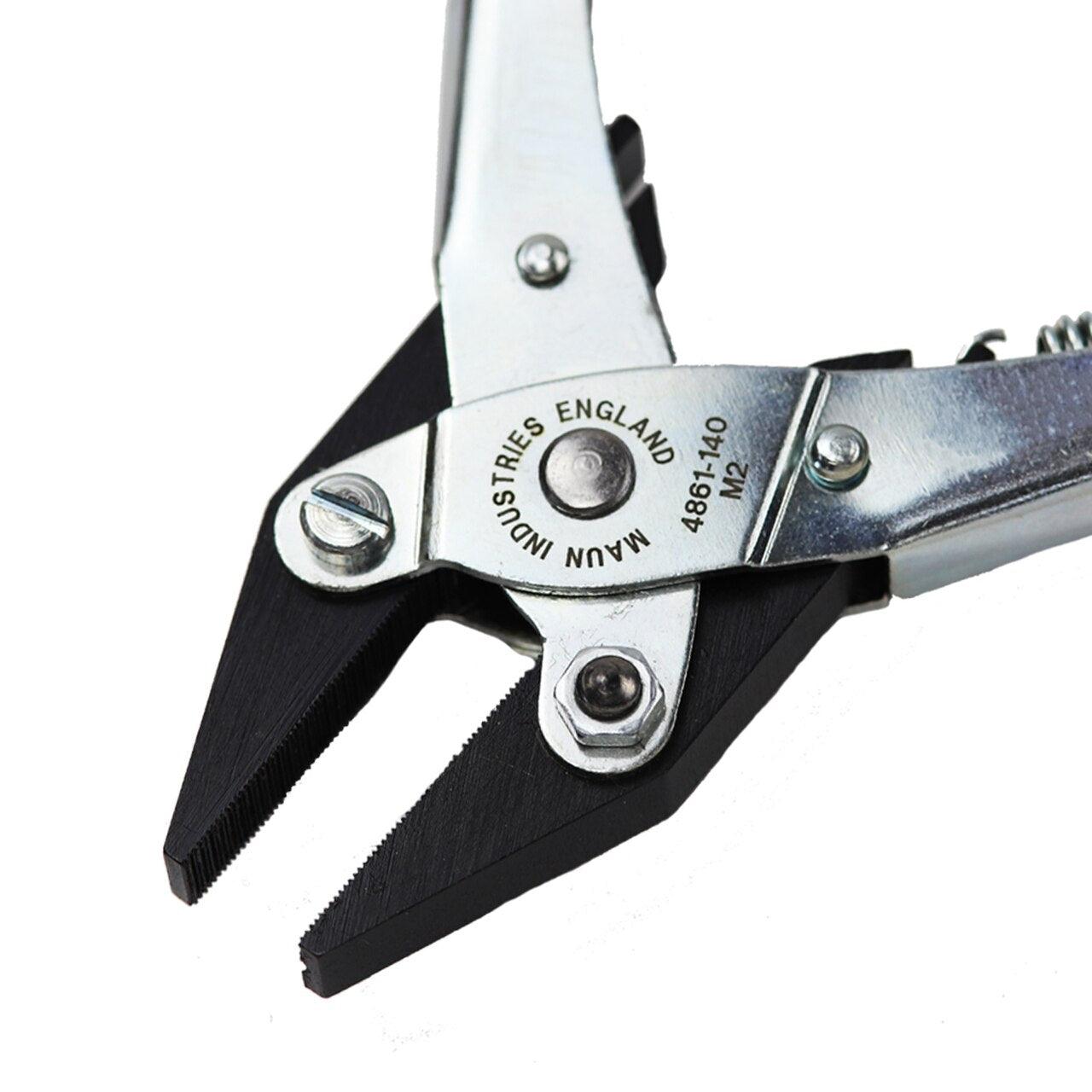 MAUN Flat Nose Parallel Plier Return Spring 140 mm - Wing Wo Hong Industrial Products Ltd.