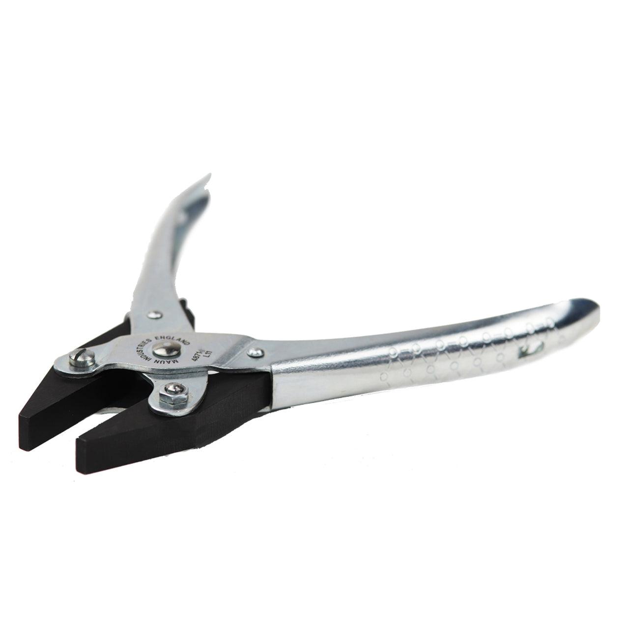 MAUN Smooth Jaws Flat Nose Parallel Plier Return Spring 140 mm - Wing Wo Hong Industrial Products Ltd.