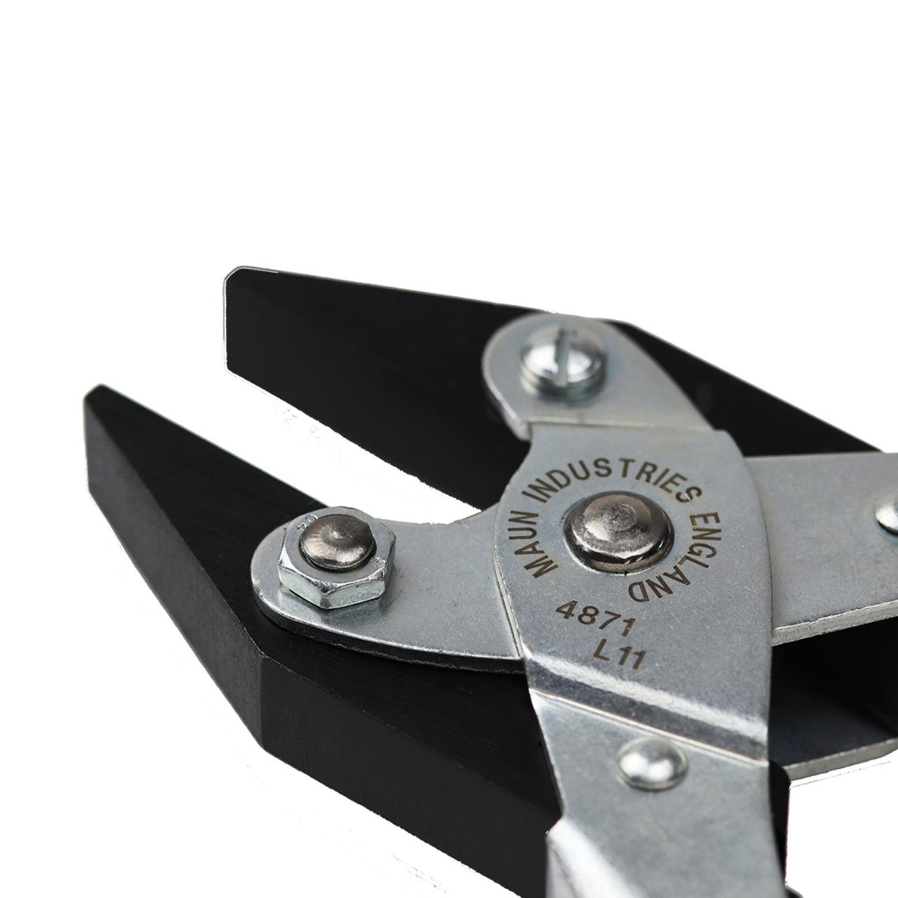 MAUN Smooth Jaws Flat Nose Parallel Plier Return Spring 140 mm - Wing Wo Hong Industrial Products Ltd.