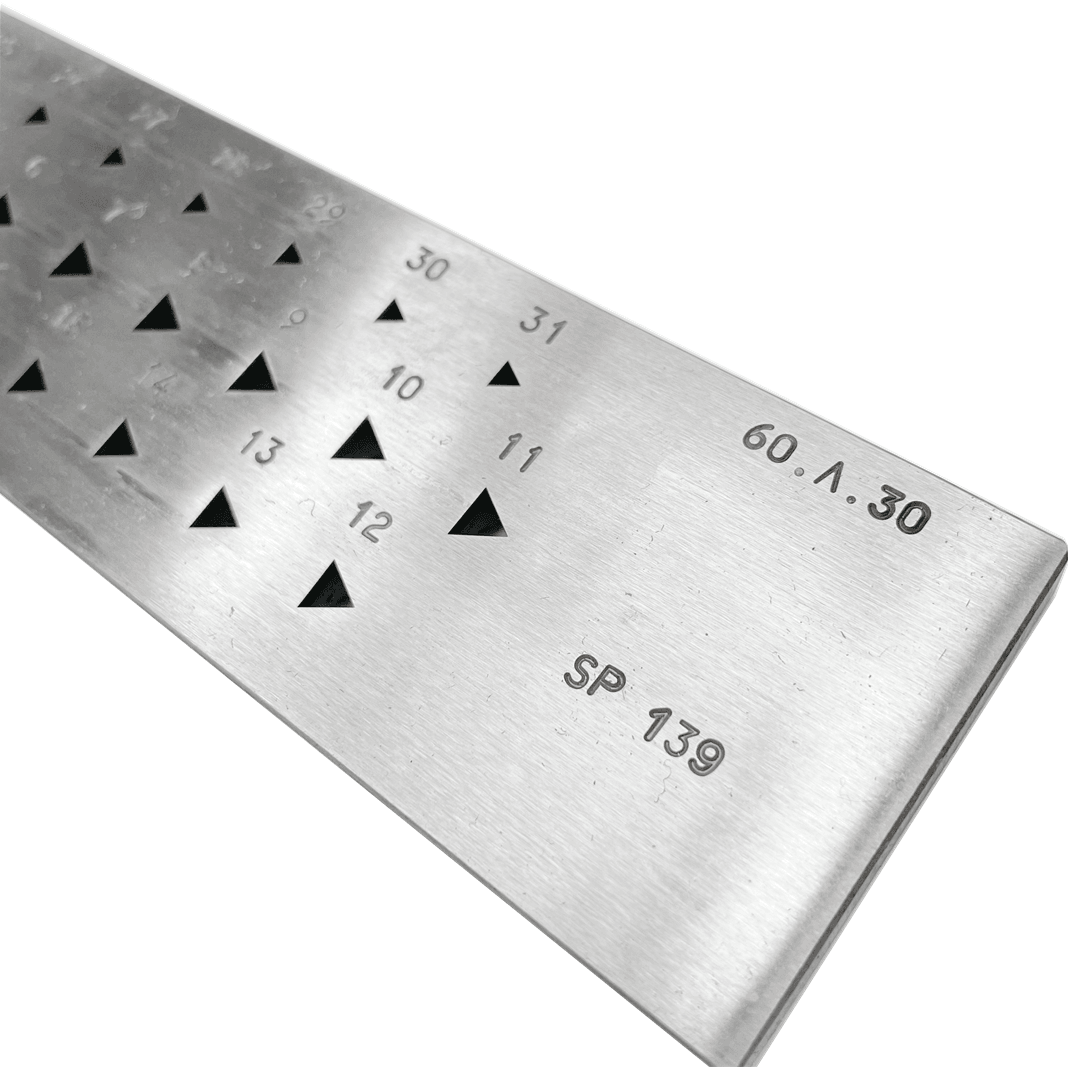Italy Steel Triangle Drawplate, 3-6 MM - 7/B - Wing Wo Hong Industrial Products Ltd.