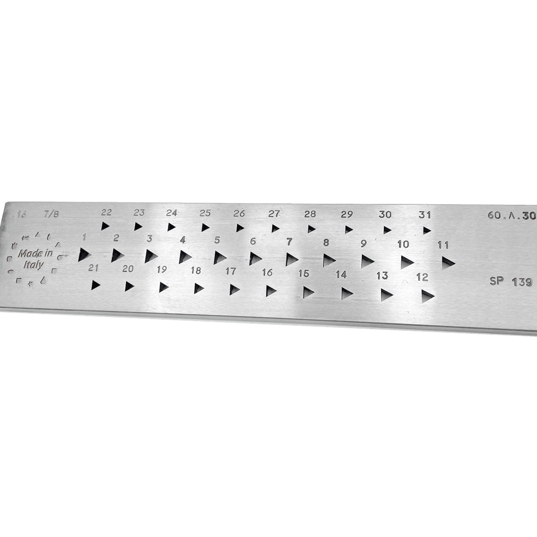 Italy Steel Triangle Drawplate, 3-6 MM - 7/B - Wing Wo Hong Industrial Products Ltd.
