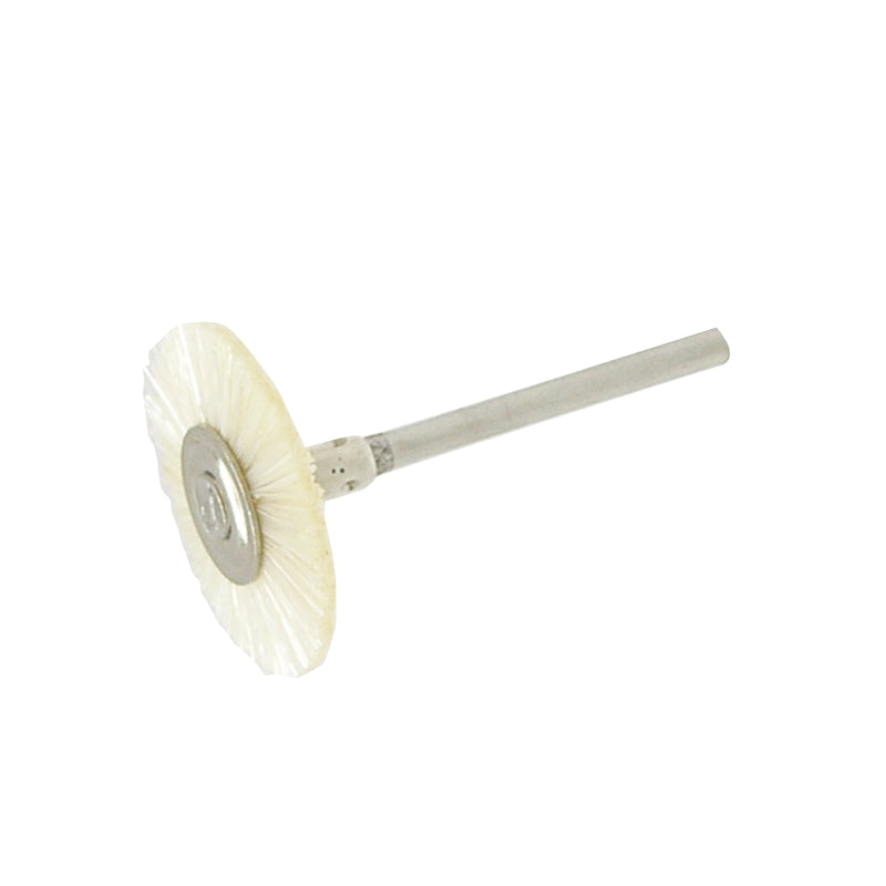 Polirapid Germany Bristle Brush Wheel, 21mm White Stiff (P)
