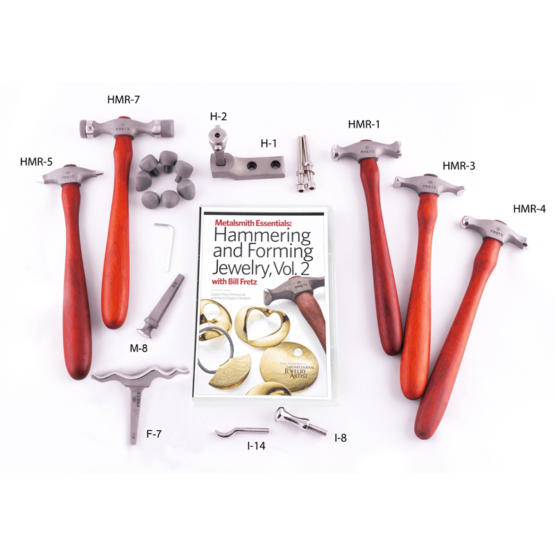 FRETZ SET DVD #2 HAMMERING AND FORMING JEWELRY PENDANT AND FRETZ TOOLS - Wing Wo Hong Industrial Products Ltd.