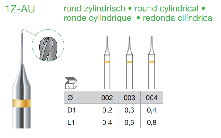 Busch Carbide Round Bur Fig. 1Z-AU 1's - Wing Wo Hong Industrial Products Ltd.