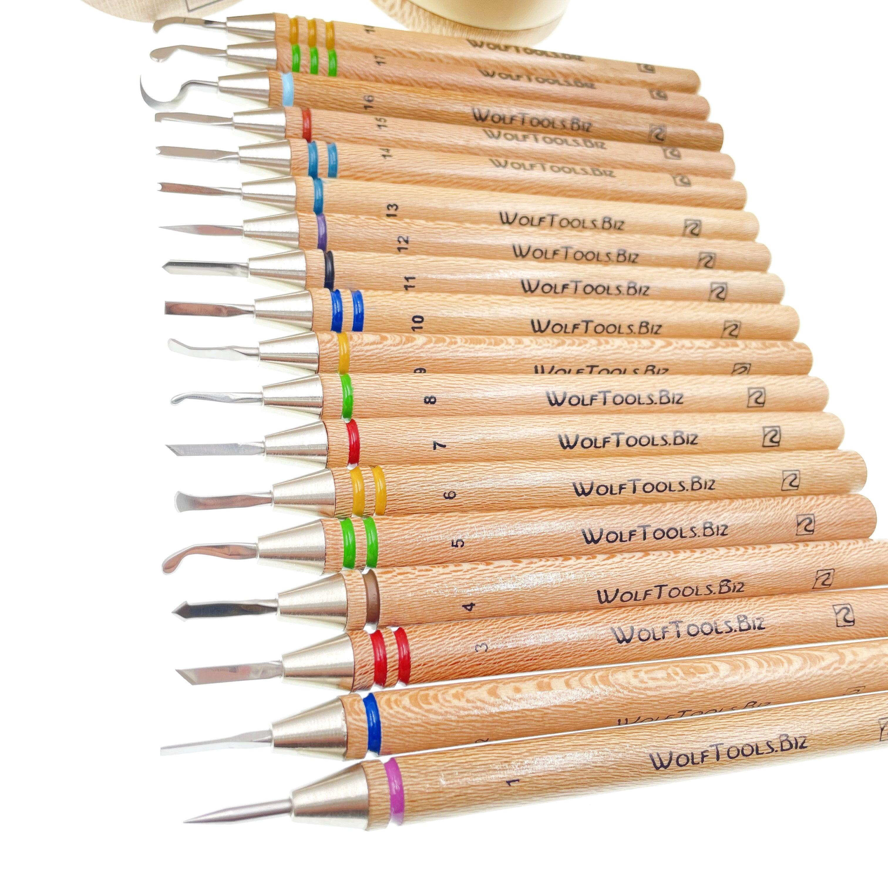 WOLF TOOL'S Precision Wax Carvers, set of 18 - Wing Wo Hong Industrial Products Ltd.
