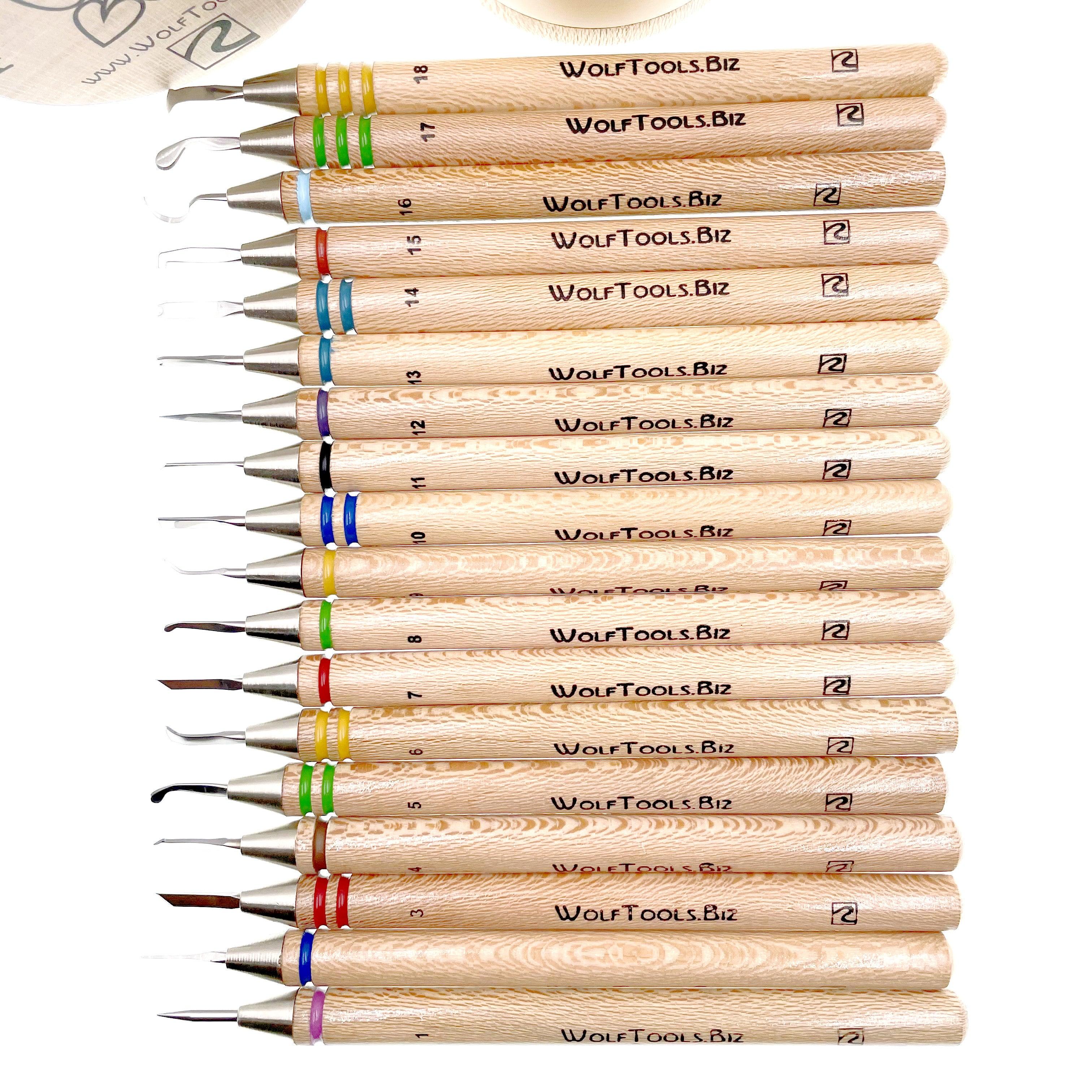 WOLF TOOL'S Precision Wax Carvers, set of 18 - Wing Wo Hong Industrial Products Ltd.