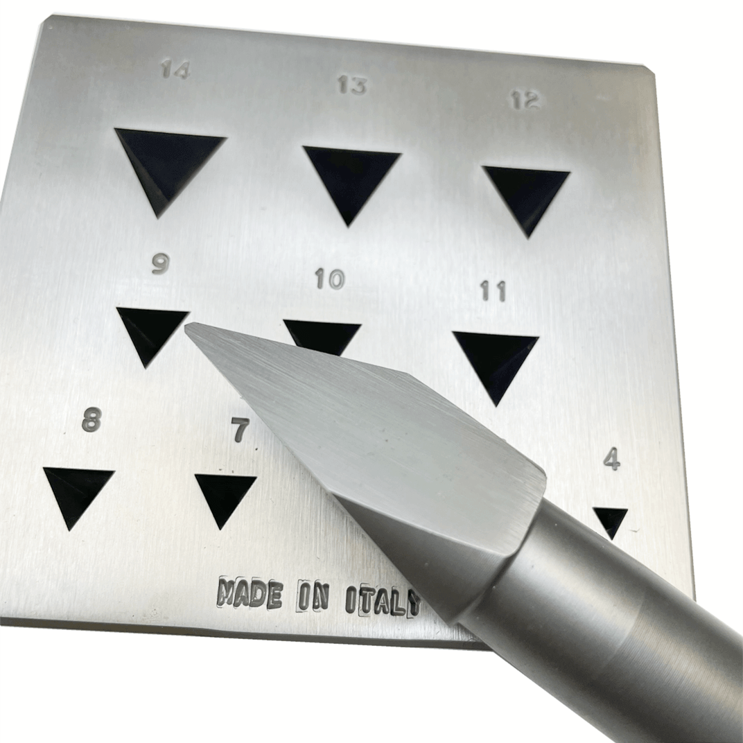 Bezel Forming Block 12 ,Triangle, 4-14mm ,17°, 11holes - Wing Wo Hong Industrial Products Ltd.