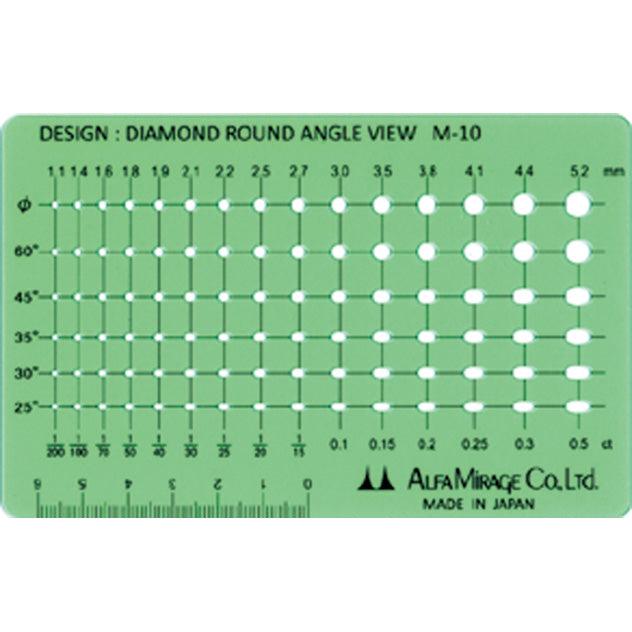 Modeling Template Diamond Round Angle View M-10 - Wing Wo Hong Industrial Products Ltd.
