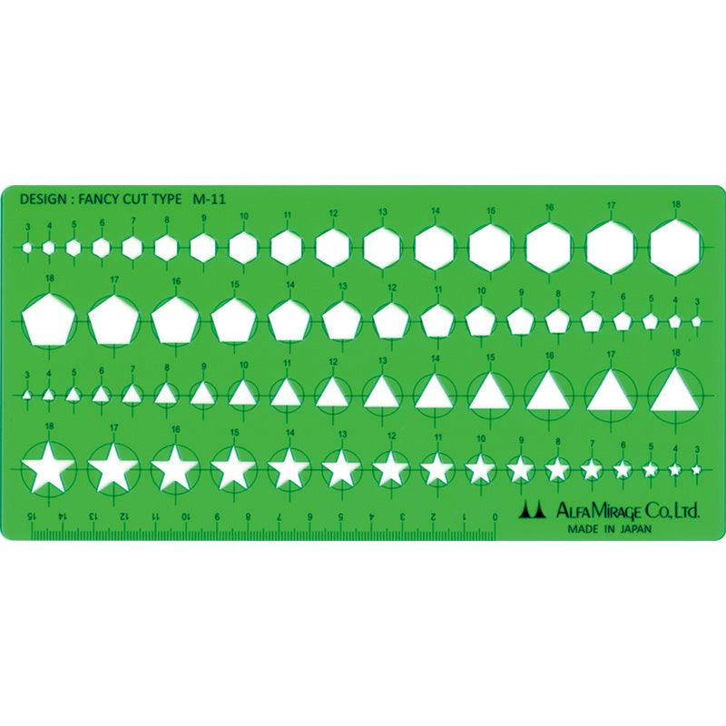 Modeling Template Hexangular, Pentagon, Star M-11 - Wing Wo Hong Industrial Products Ltd.