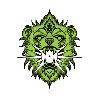 Green lion