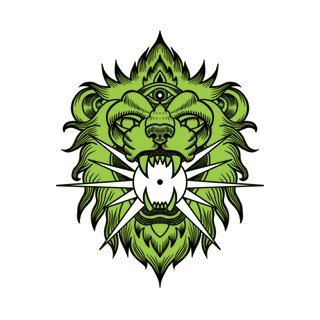 Green lion