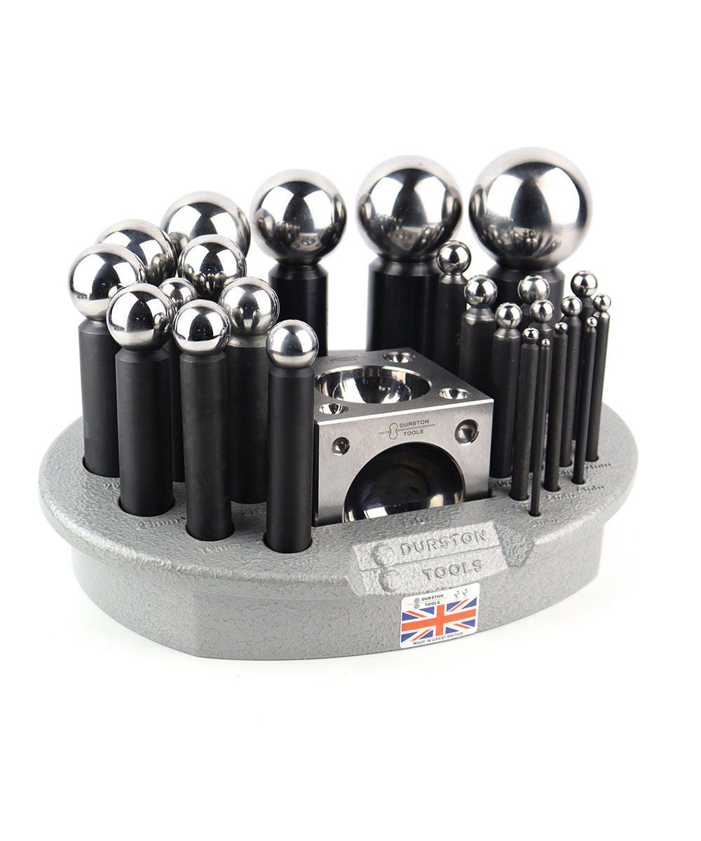 Durston 24 Piece Doming Set Including Block And Carry Case