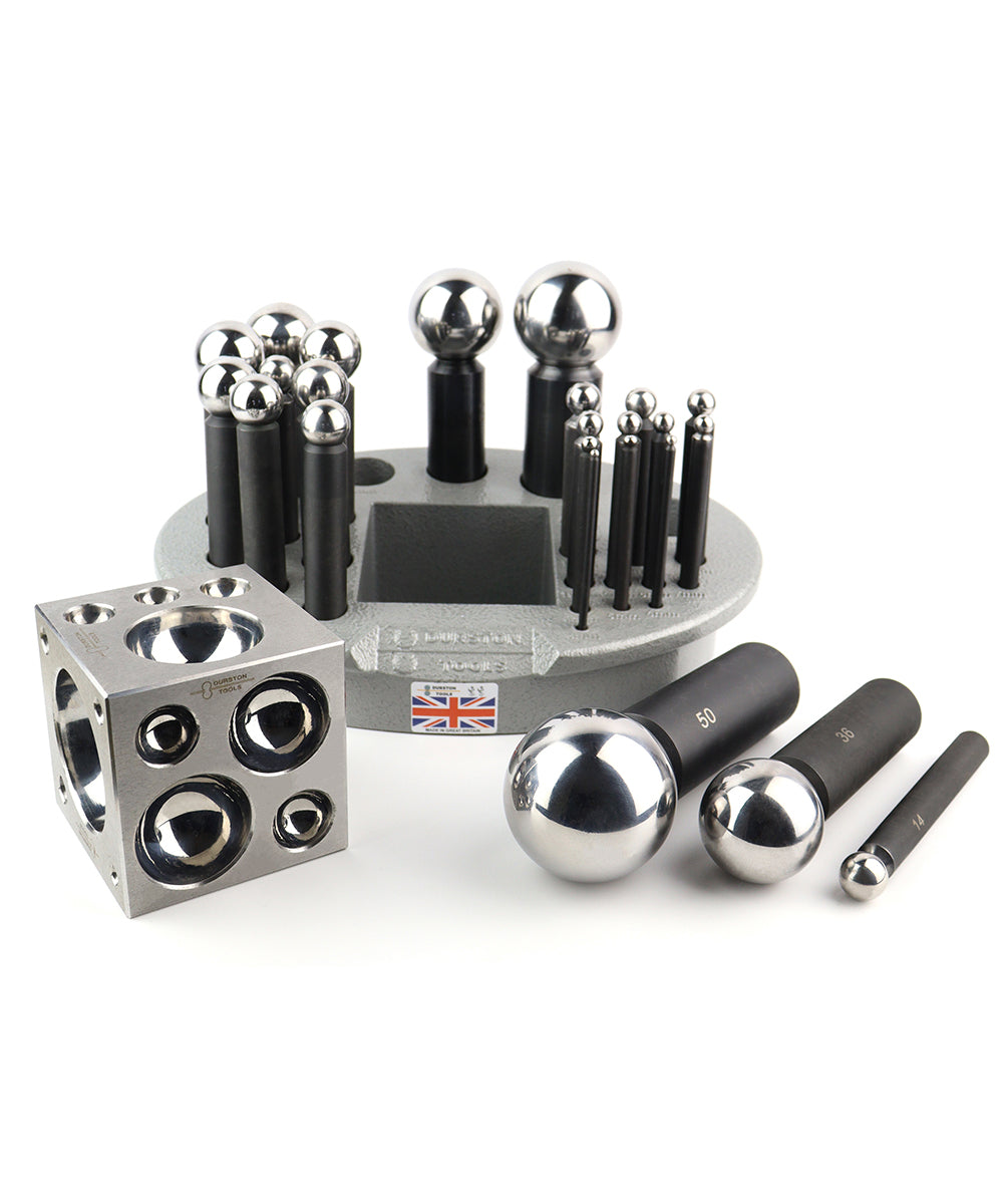 Durston 24 Piece Doming Set Including Block And Carry Case