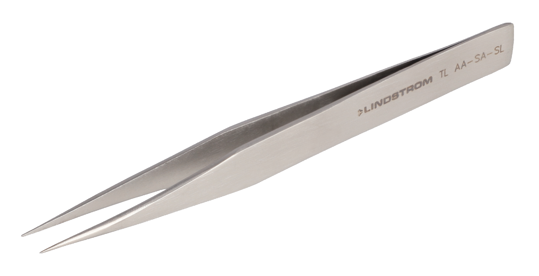 Lindstrom Stainless Steel Economy Tweezers Style AA with Sharp and Fine Tips 128 mm
