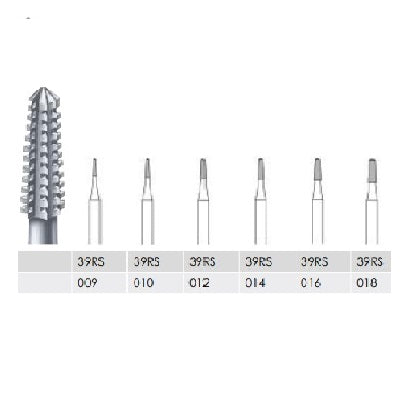 BUSCH Fiss Cone Point Cross Cut Stainless Steel Cutter Fig. 39RS (Medium Cut)