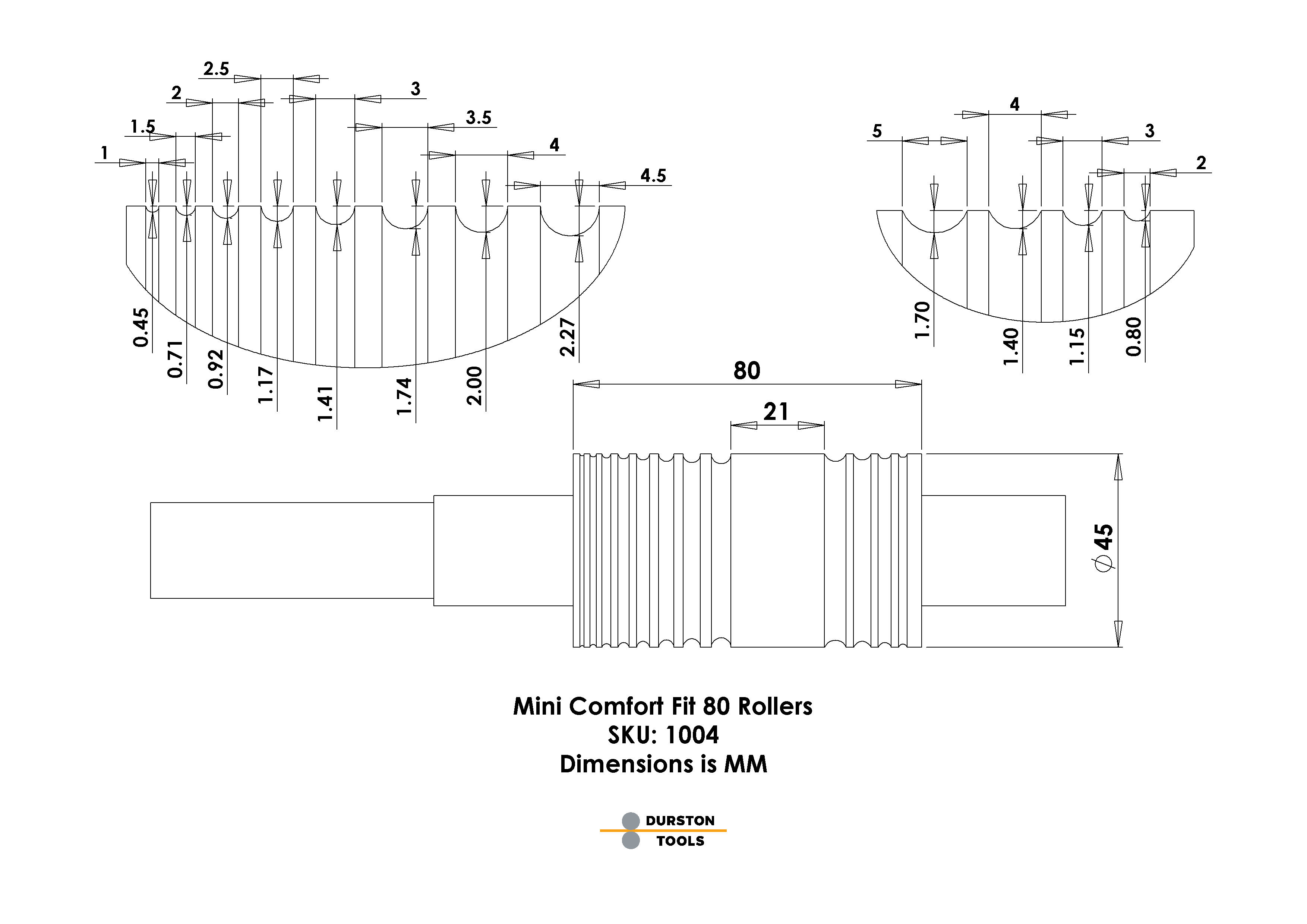 Durston Mini Comfort Fit 80