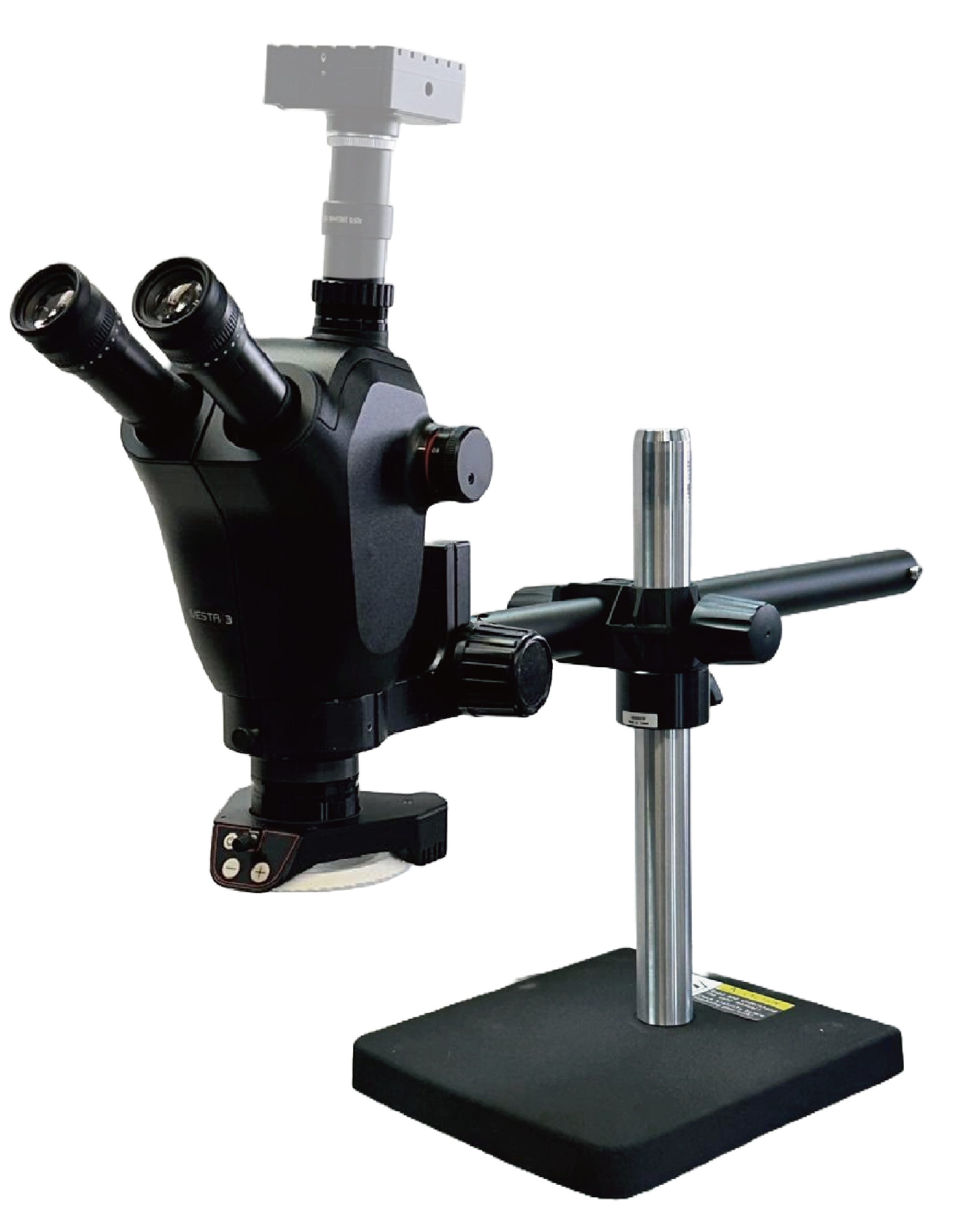 Leica® Ivesta 3 (C-Mount) Microscope + Leica Microscope Stand (S) Package with 0.63x Objective Lens LED Ring Light