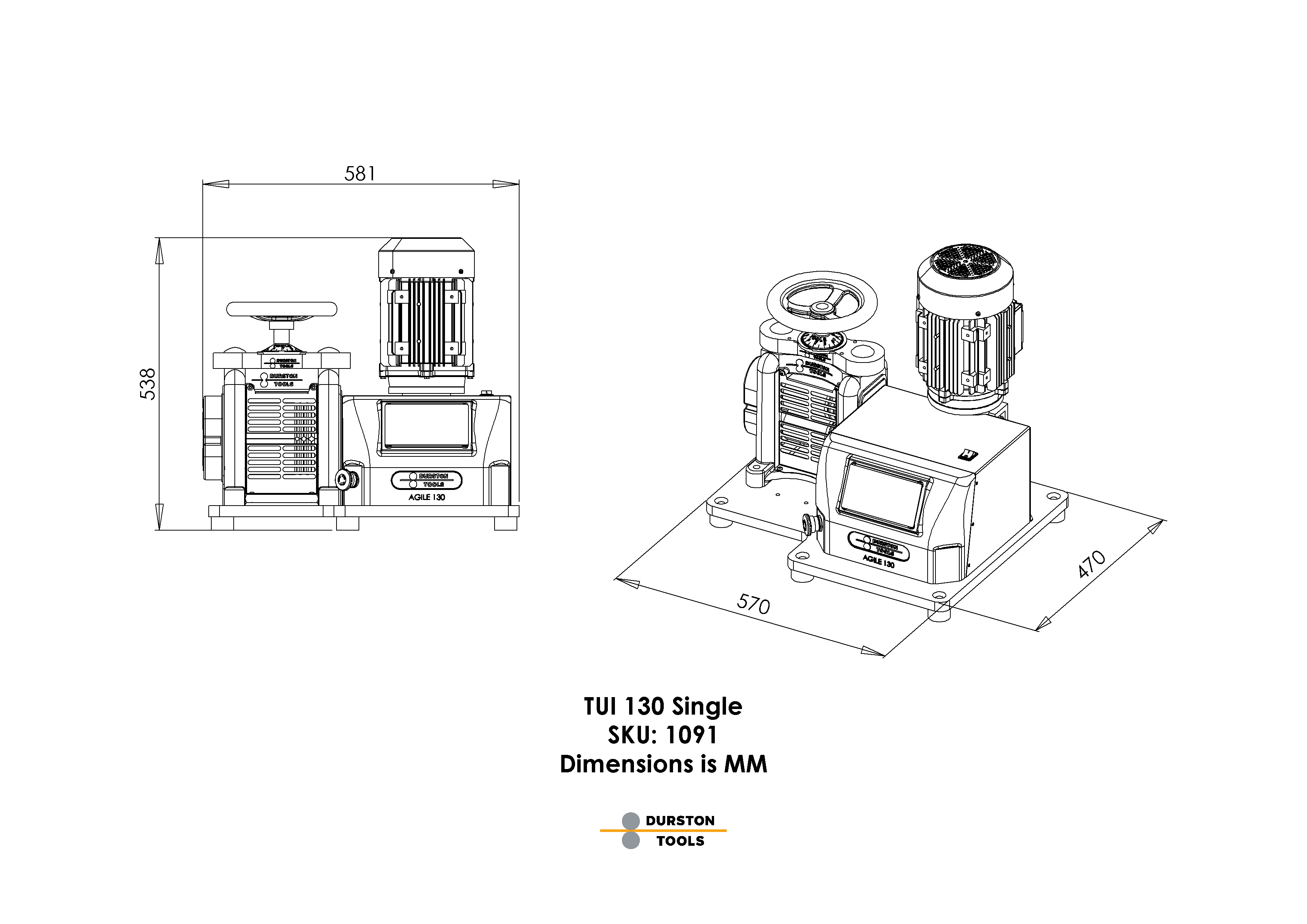 Durston TUI F130 Single
