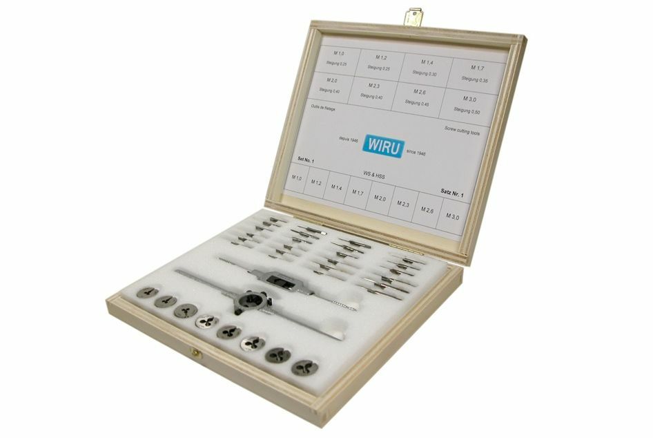 WIRU Screw Cutting Tools, Screw Dies And Taps (Ø1.00mm to Ø3.00mm) German