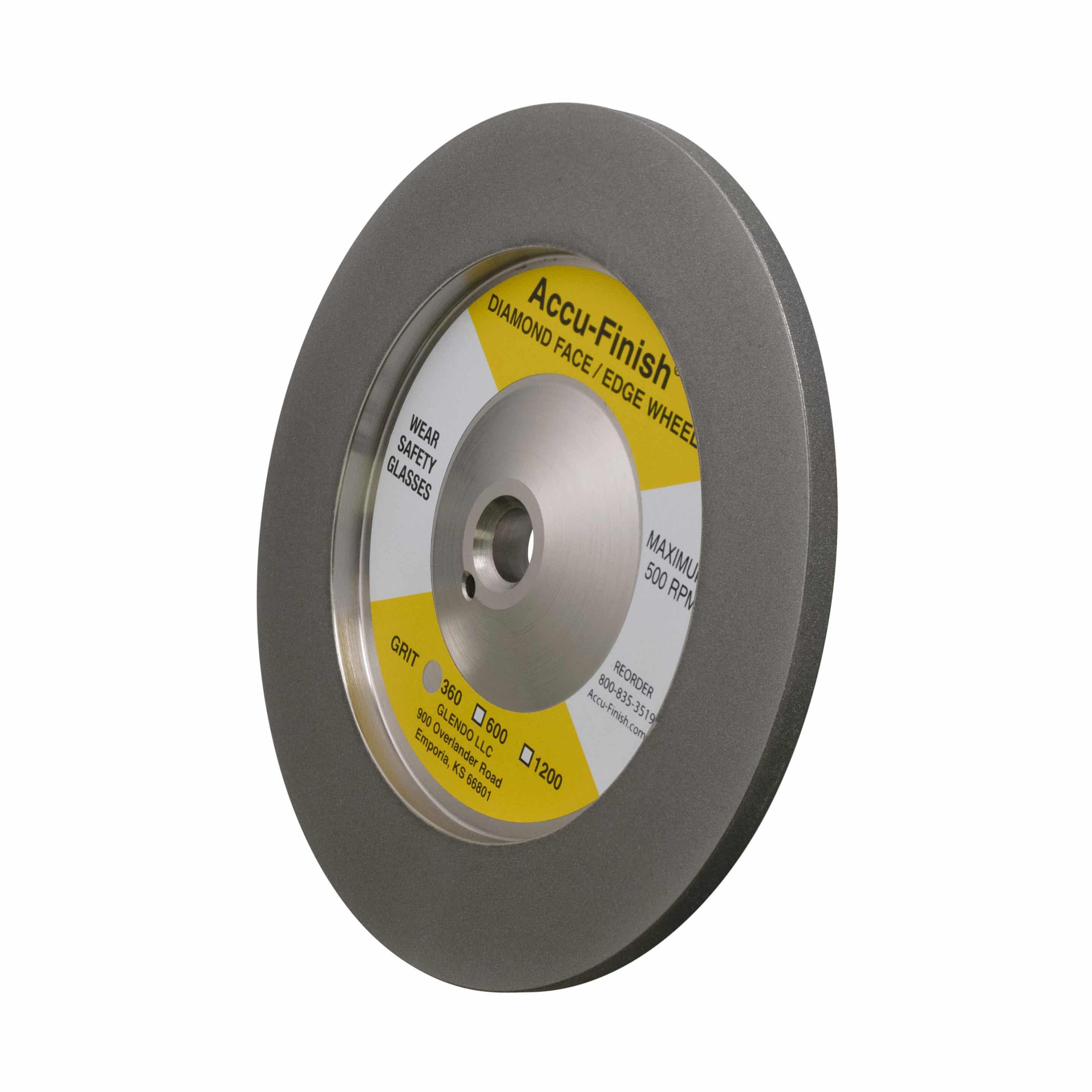 Face / Edge Diamond Wheel: 6-inch Rough (360 Grit)