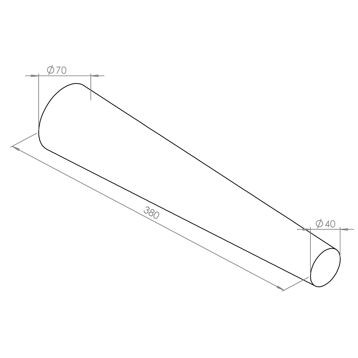 Durston Medium Bracelet Mandrel Round 40-70mm