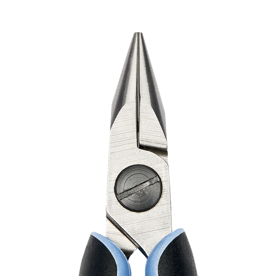 LINDSTROM ERGO™ Short Snipe Nose Pliers with Dual-Component Synthetic Handle, RX7893