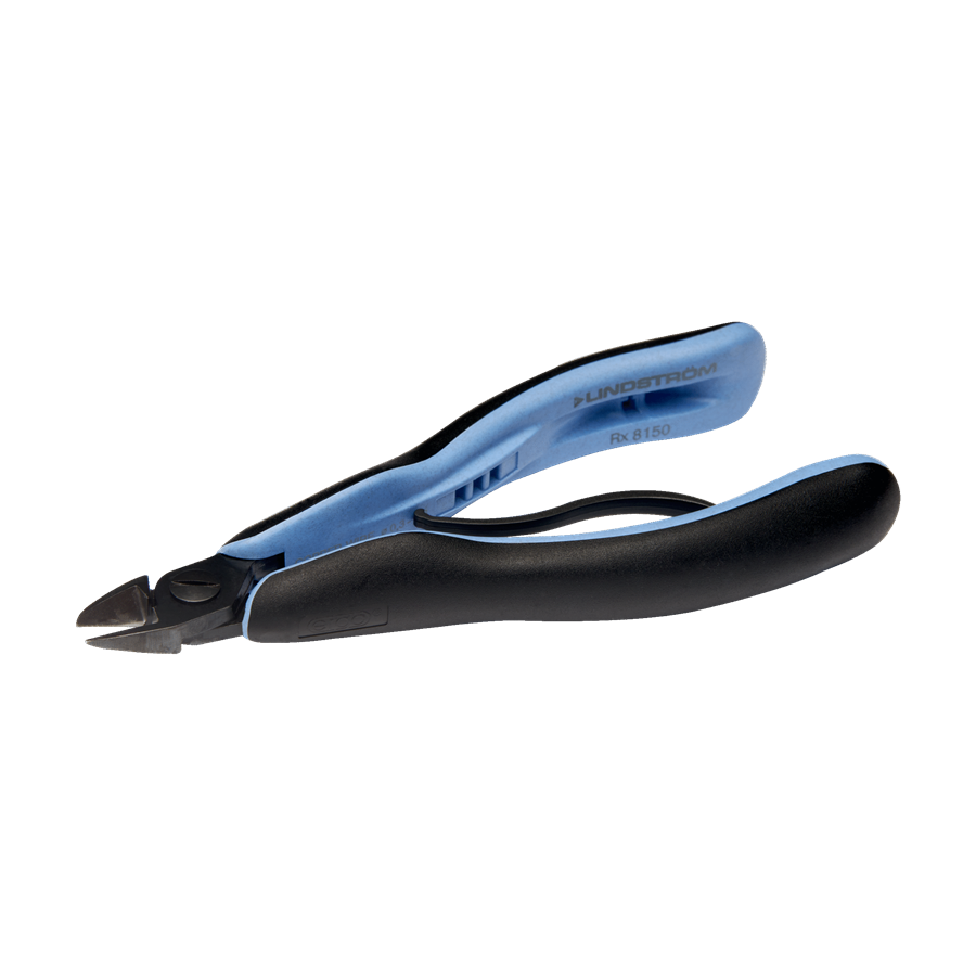 LINDSTROM ERGO™ Micro-Bevel® Precision Cut Diagonal Cutter with Oval Head 0.3-1.6 mm, RX 8150