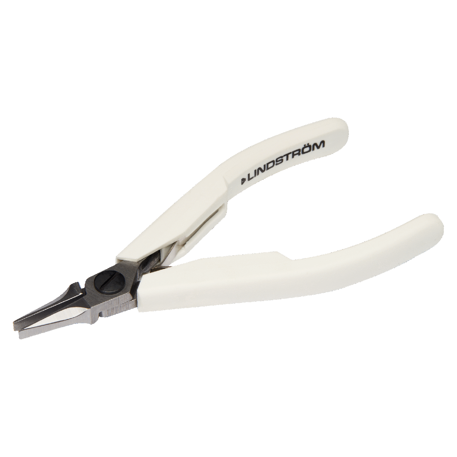 LINDSTROM Flat Nose Pliers with Dual-Component Synthetic Handle, 7490