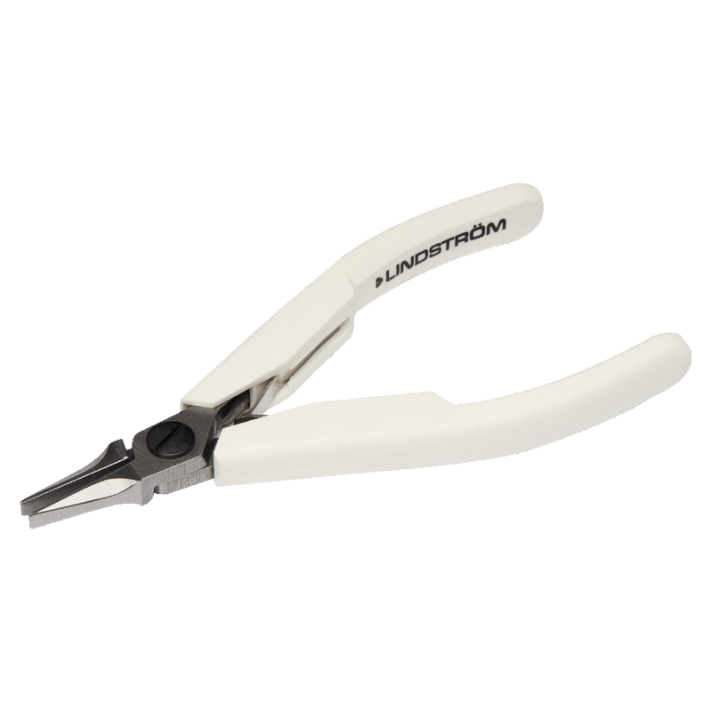 LINDSTROM Flat Nose Pliers with Dual-Component Synthetic Handle, 7490