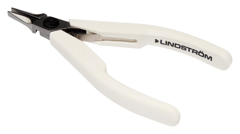 LINDSTROM Flat Nose Pliers with Dual-Component Synthetic Handle, 7490