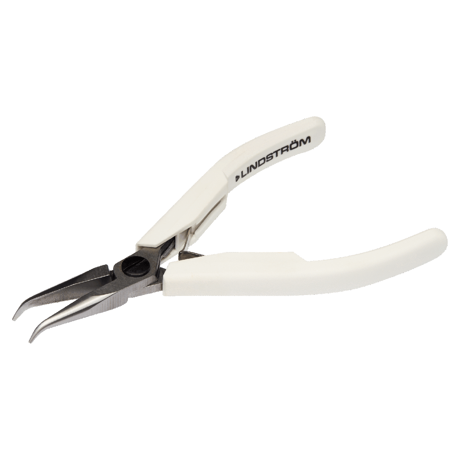 LINDSTROM 60° Bent Tip Snipe Nose Pliers with Synthetic Handle, 7892