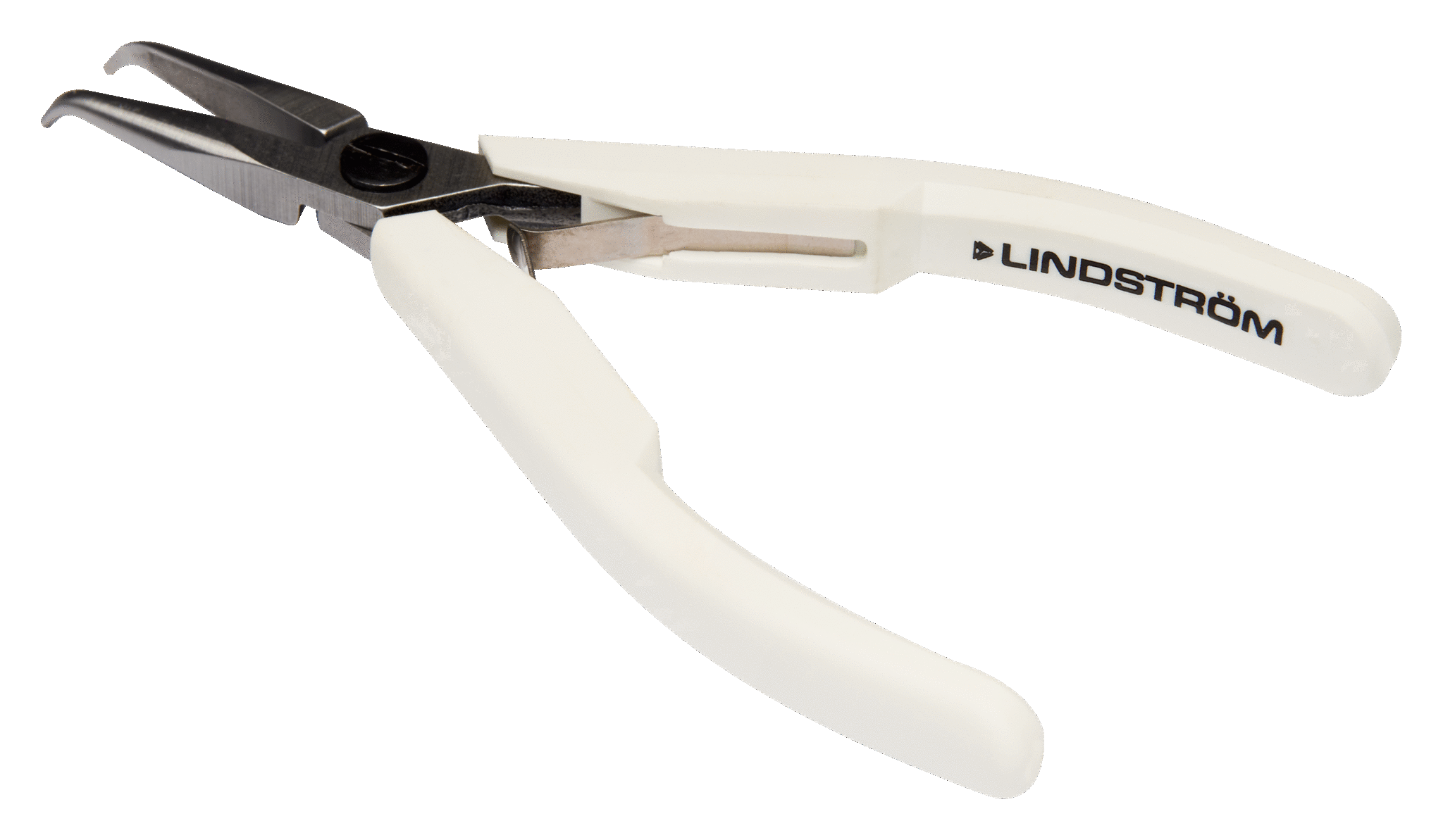 LINDSTROM 60° Bent Tip Snipe Nose Pliers with Synthetic Handle, 7892