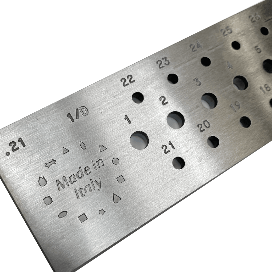 Italy Steel Round Drawplate,  3-6 MM - 1/D