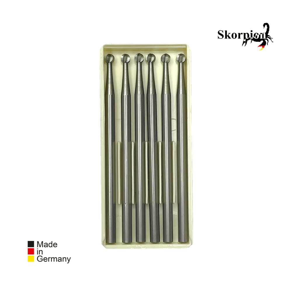 SKORPION fig.1 Round Burs, 6's - Wing Wo Hong Industrial Products Ltd.