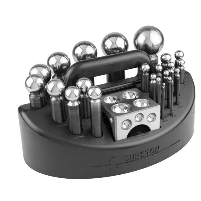 Durston 24 Piece Doming Set Including Block And Carry Case