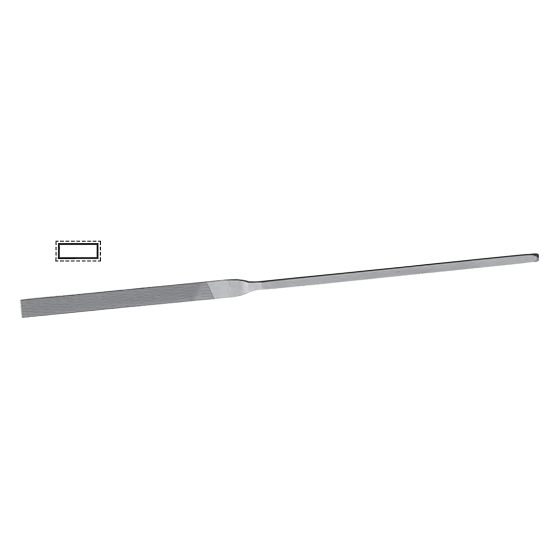 GLARDON VALLORBE Pillar Needle Files LE3017