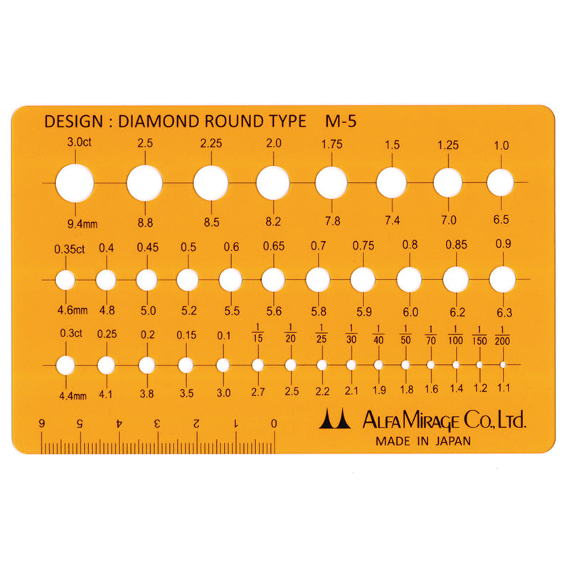 Modeling Template Diamond Round Type M-5