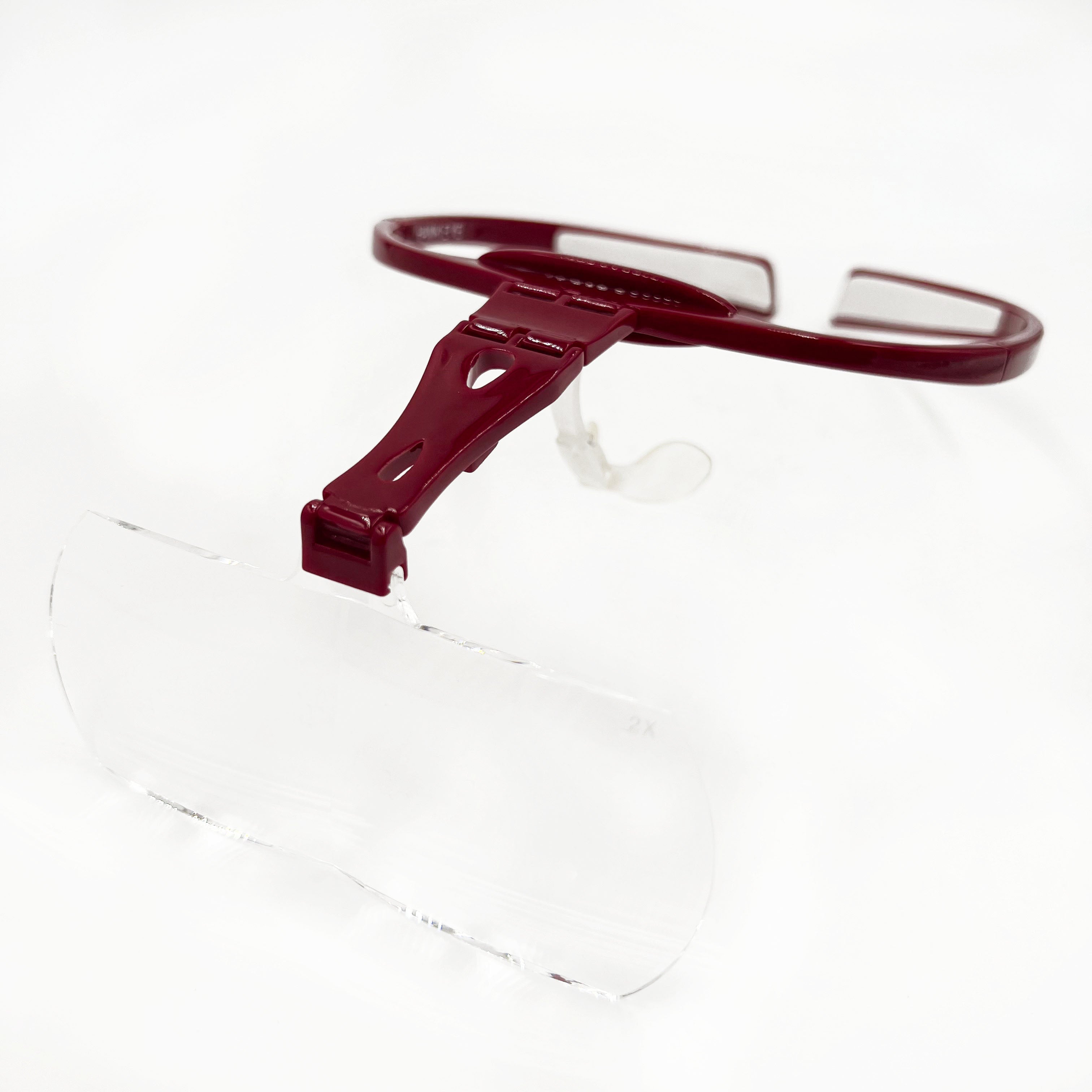 AMC Head Loupe Hawk Eye - Long Focus (Wine Red)